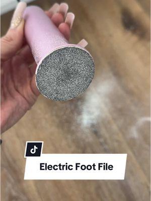 I use to always have rough heels and same with my husband, we never really did anything cuz it takes forever with the pumis stone but I found this on TikTok and it’s so good, so smooth in seconds. Feels like a massage. #footfile #electricfootfile #footcare #feetcare  #TikTokShop #creatorsearchinsights 