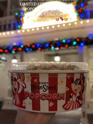 main street popcorn is the best snack before the fireworks 🤭🍿🍫 #disneyparks #disneysnacks #magickingdom #disneyworld #disneyfood #mainstreetusa 