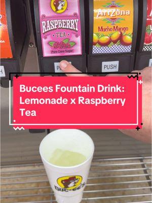 POV: You just unlocked the latest  drink combo 🤯💥 The Lemonberry Splash (half lemonade, half raspberry tea + straw swirl) is the ultimate road trip refreshment! 🍋🫐 Tag your Buc-ee’s bestie who HAS to try this! 🏷️ Drop your favorite Buc-ee’s drink combo in the comments 👇 & we might feature it next! 🚗💨 #BuceesBiggestFans #BuceesHack #SecretMenu #DrinkCombo #RoadTripVibes #bucees #fountain 