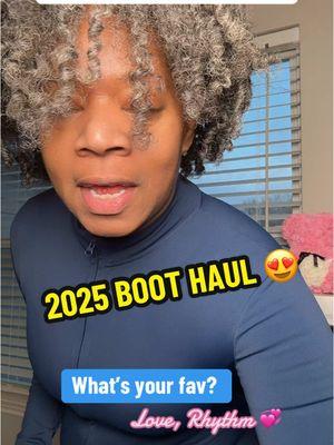 Boot Haul 2025! What’s your FAVORITE? #haul #boothaul #tiktokshopping #boots #winterfashion 