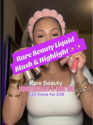 💗✨Rare Beauty’s TikTok Shop Exclusive Duo! ✨#rarebeautymakeup #rarebeautyblush #rarebeautyhighlighter #rarebeautyhighlight #liquidhighlighter #rarebeautyliquidblush #TikTokShop #tiktokshopping #newyearnewaura #tiktokshopholidayhaul #ttsdelight #tiktokshopcreatorpicks #tiktokshopnewarrivals 