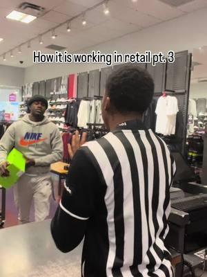 Retail workers, yall tap in 😂 @Kg Da D♡︎N  #explorereels #comedyreels #comedy #laceup #champs #kidsfootlocker #jd #retail #originalvideo #voiceover #relatable #trending #alabama