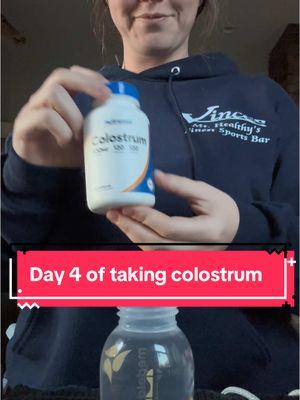 Day 4 of taking colostrum to see if it increases supply.  I’m happy to say that I got 4 oz which means when Capri nurses, she’s getting more than what I thought!  I did a power pump this morning after she nursed.  Yes, I have the correct flange size. Yes, I get her to nurse if she takes it. Yes, I drink enough water. My next step is to make lactation ball people have been recommending to me! My slacker side just doesn’t want to budge 😭😭  #pumpwithme #colostrum #creatorsearchinsights #pumpingmom #pourmypump #pumpandpour #pourandpump #pumpingsession #increasingmilksupply #undersupply #undersupplier #oversupplier #oversupplyofmilk #lactation #lactationconsultant #pumpinglife #nursingbaby #nursingmama #momtok 