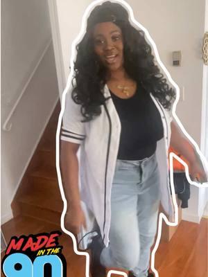 GRWM 90s look for my friend 90s brunch bday theme!! #therealblacklola #damilola #fyp #90sthrowback #livingsingle #90skids #grwm 