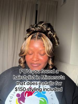 Quite frankly yes, affordable hairstylist indeed still do exist ! I’m trying to get better at taking hair pics and videos this year because I’ve stopped 😩. ##minnesota##minneapolishairstylist##wiginstall##frontalinstall##wiginfluencer##pinupstyle