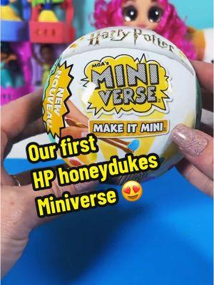 This series is literally the cutest! We must have them all! #miniverse #miniverseharrypotter #harrypotter #honeydukes #chocolatefrog #fyp #toycollector #candy #candyshop 