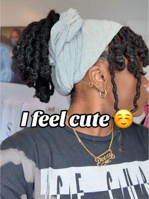 I feel cute ☺️  #loc #locs #locstyles #locstylesforwomen #locsoftiktok #locsjourney #locstutorial #locslife #locstylesforkids #loccommunity #womenwithlocs #womenlocstyles #womenlocs #locinspo #locinspiration #locinfluencer #locjourney #locjourneycontinues #shortlocs #shortlocstyles #trendy #trending #fuyou #foryou #foryoupage 