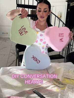 DIY conversation Hearts #DIY #DIY #diyheart #diyvalentine #conversationhearts 