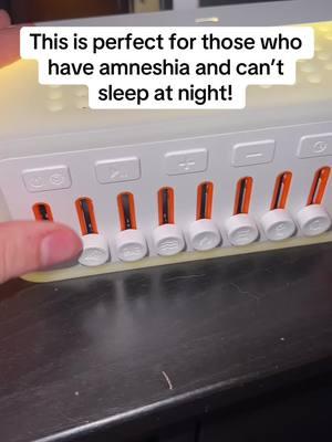 perfect for those who have amneshia!! #whitenoise #newyearnewme #soundmachine #cantsleep #sleep #tiktokshopfinds #tiktokshopmusthaves #newyearfinds #newyearpresent 