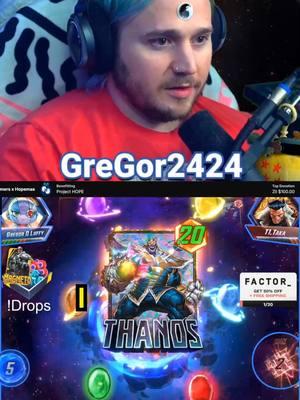 Thanos is the Exodia of SNAP! #MarvelSnap #marvelsnapcreator #marvelsnapgameplay #marvelcardgame #marvel #gamer #gaming #Gaymer #gregor2424 #ccg #fyp #fypシ #fypシ゚viral #GamingOnTikTok #tiktokgaming #tiktokgamingclips #tiktokgamer #thanos