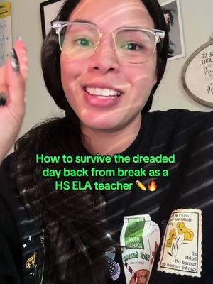 Ease back into it day one ✏️✨ #teachertok #highschoolteacher #englishteacher #elateacher #secondaryela #highschoolela #teachertips 