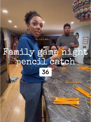 FAMiLY GAME NiGHT~ Pencil Catch #justthebells10 #bigfamilylife #holidayvibes #familygamenight #GameNight #pencilcatch #