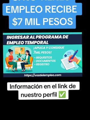 Apoyo económico si no tienes empleo. Mira la información desde el link de nuestro perfil o visita www.vozdelempleo.com #becas #becasdelgobierno #becasbenitojuarez #becasbenito #becasmexico #becasilva152 #becasparaestudiar #apoyos #bienestar #vacantesparaestudiantes