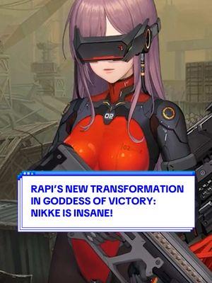 Rapi's New Transformation in Goddess of Victory: Nikke will change everything, bringing new depth to her story.  Dive in as we explore what this means for Rapi, the lore of NIKKE, and how it could shape the game's future. Be sure to check out the transformation yourself using the link in the bio! #NIKKE  #NIKKENewYear   #DearRapi #nikkethegoddessofvictory #gaming