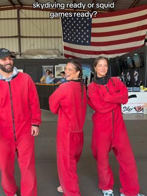 we ready 🪂 #skydiving #skydiver #bucketlist #squidgames #mrbeastgames 