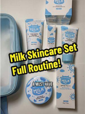 Unboxing the Milk Skin Care Set, c-beauty skincare routine! #milkskincare #cbeauty #skicareroutine #TTSDelightNow #NewYearNewAura #TTSLevelUp #giftguide 