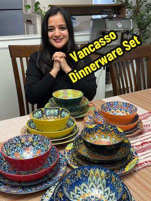 Dinnerware set #vancasso #vancassodinnerwareset #bohochic #dinnerwareset 