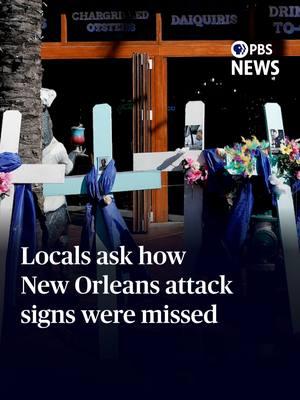 As New Orleans recovers from terror attack, locals ask how warning signs were missed It’s the first weekend since an ISIS-inspired Texas man killed more than a dozen people in New Orleans and silenced a city known for its joyous atmosphere. Officials and residents are asking what can be done to better protect their city against brutal acts of terror. Laura Barrón-López has the latest from Louisiana. #pbsnewshour #pbsnews #newshour #neworleans #nola #louisiana #bourbonstreet #safety #security #SuperBowl #warningsigns #locals