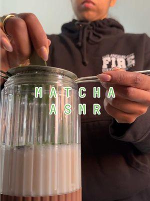 matcha cures all. #forthegirlies #forthegirls #matchalatterecipe #matchalatteathome #matchalover #asmrfood #asmrtiktok #matchaice 