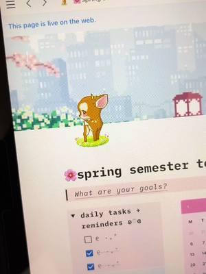 New year, new template! Starting off the semester with a spring-related Notion page to keep me on track for my assignments. Grab yours in my bio!🧸☁️🫧 #fyp #foryou #foryoupage #notion #notiontemplate #productivity #study #studytok #aesthetic #cute #fy #school #uni #college #notionpageinspo #notionpage #notiontok #notiontour #notionapptemplates #notiongirl #spring #springsemester #2025 