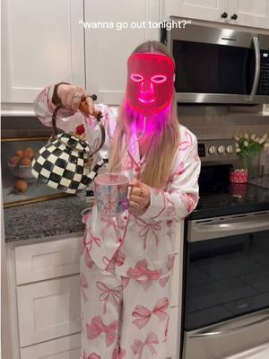 A certified homebody ✨🎀😴!! I no longer get fomo.@MacKenzie-Childs #mackenziechilds #girlythings #stayinghome #stayingin #whoareyoutalkingtorightnow #goingout #cozyathome #homebodylife #nightimeroutine #spearminttea #redlighttherapy #redlight #facemask #pajamas #TikTokShop #bowpajamas #silkpajamas #satinpajamas #tiktokshopfinds #justagirl #pinkaesthetic 