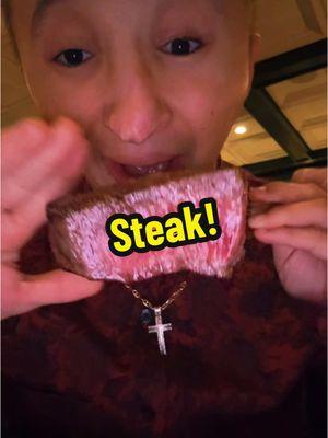 I love Steaks! 🥩 #carnivore #steak #frenchfries #steakhouse #dinner #foodreview #mukbang #eating 