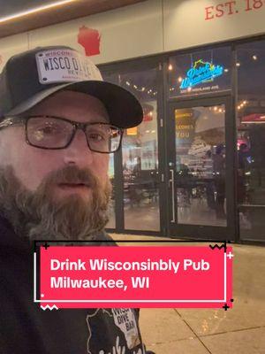 Drink Wisconsinbly Pub in Milwaukee, WI #travel #milwaukee #visitmilwaukee #drinkwisconsinbly #wisconsin #jenga #games #bartender #friends @Visit Milwaukee 