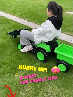 🚗💫 Riding Toys for Kids ✨ Elegantly designed bulldozer that both kids and parents will love!#toycar #rideon #forkids #familytime #holiday #TikTokShop #newyearnewaura 