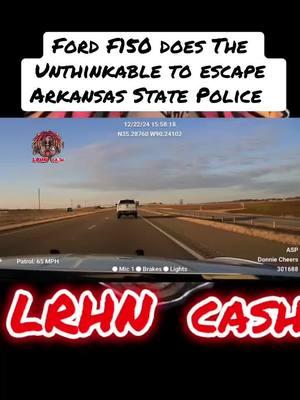 Arkansas state police had a hard time pitting this stolen Ford F150 #lrhn #lrhncash #fyp #viral #fypシ 