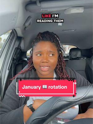 My book rotations for the month of January #chinnyreads 