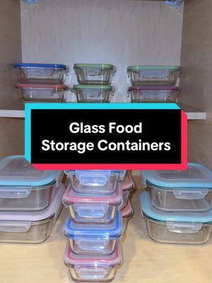 Glass Food Storage Containers Sale. #glass #storage #container #glassstoragecontainers #containers #foodstorage 