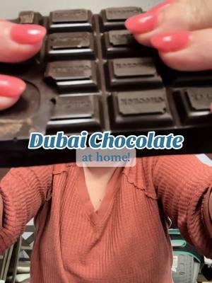 I received this for free but I would pay for this again.  #chocolatebar #dubaichocolate @CHOCBOX ✨ 