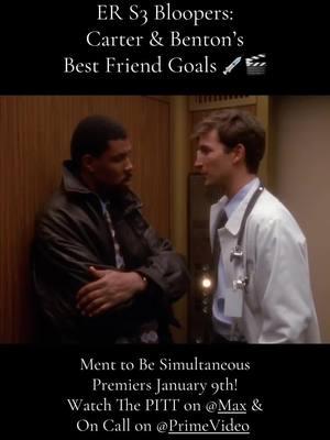 Best friends, bloopers, and hilarity ensue in ER Season 3! 🩺✨ Carter and Benton’s iconic friendship shines with secret handshakes, hilarious outtakes, and unforgettable moments (yes, Carter kisses Benton on the cheek 😅) But here’s the kicker: these legends BOTH have new shows premiering on January 9th! 🙌 🎥 Noah Wyle stars in The PITT on @Max —a thrilling adventure we can’t wait to dive into. 🎬 @Eriq La Salle is killing it in On Call on  @Prime Video where he’s not only starring but also directing and producing. What can’t these legends do?! Relive the nostalgia and get hyped for their next chapter. It’s the ER best friend throwback we didn’t know we needed! 💥 #ERSeason3 #ERBloopers #outtakes #CarterAndBenton #thepitt #oncall #primevideo #streamonmax #bestfriendgoals #ERFansUnite #HilarityEnsues #CarterKissesBenton #IconicFriendship #BehindTheScenes #ER #ER1990s #NostalgiaVibes #TVBesties #MedicalDramaGold #CarterAndBentonForever #ThePittOnMax #StreamOnMax #NoahWyleRocks #NoahWyleThePitt #OnCallPrimeVideo #PrimeVideoShows #EriqLaSalleOnCall #EriqLaSalle #BentonForever #NewShows2025 #January9thPremieres #HBOVersusPrime #TVLegends #ComedyGoldMoments #ERDoctors #CarterAndBentonFans #ERThrowback #ERForeverFans #BentonAndCarter #ERBehindTheScenes #TVPremieres2025 #ERFanLove #ERHumor #TVDynamicDuos #ERClassicMoments #ThePitt #OnCall2025 #PrimeVideoOriginals #NoahWyleER #EriqLaSalleER #MedicalDramaFans #ERForever #BloopersAndLaughs #ERComedyMoments #ERSeason3Bloopers #ERHistory