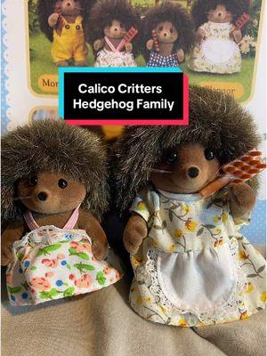 Calico Critters Hedgehog Family 🦔🎀🪮 #calicocritters #calicocritterstiktok #calicocritterscollection #sylvanianfamilies #fyp #fypシ #TikTokShop 