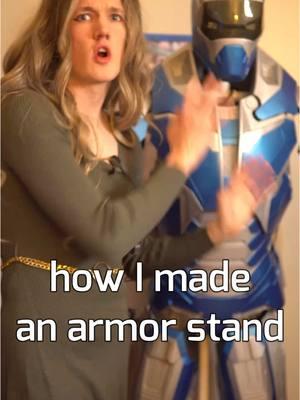 How to Make a Cosplay Armor Stand #cosplayer #cosplay #armorstand #DIY #diycosplay #diyprojects 