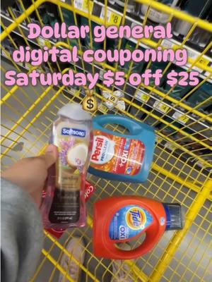 With the way these prices are I had to bust out my old couponing tricks 🤪 fun fact I used to spend all day Saturday going to 10 different stores stocking up to make bundles to sell for 50%+ off retail prices, it was tiring but fun! 😎 #dollargeneral #dollargeneralcouponing #5off25 #sahm #savingingmoney #digitalcouponing 