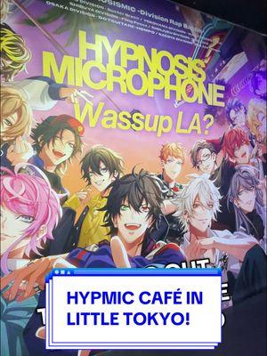 Checking out the Hypmic café in LA with @maria isabel! #hypnosismic #hypnosismicrophone #hypmic #matenrou #doppokannonzaka 