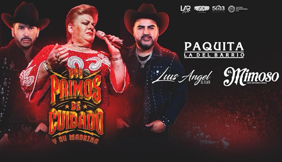 #luisangelelflaco  y #elmimoso son 2 Primos De Cuidado Y Su Madrina  #paquitaladelbarrio en Tour 2025  NO TE LOS PIERDAS 📍 26 de Abril 📍 Honda Center 📍Boletos a la venta en www.ticketmaster.com @luisangelelflaco @El Mimoso @PaquitaLaDelBarrioOficial  #fyp #parati #foryou #foryoupage 