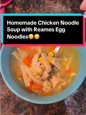 Homemade Chicken Noodle Soup.   #chickennoodlesoup #homemadechickennoodlesoup #soup #soupseason #souptok #soupsoftiktok #souprecipe #eggnoodles #reamesnoodles #betterthanbouillon #itswhatsfordinner #easydinnerideas #christiecrocker #christiecrockerskitchen #fyp #foryou #foryoupage  Chicken Noodle Soup  Homemade Chicken Noodle Soup  Reames Egg Noodles 