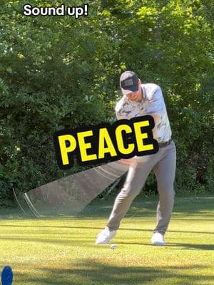 the golf course is my peace #golf #golfingwithvince #peace #fyp