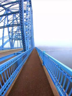 Walking the Cass street bridge over the Mississippi River La Crosse Wisconsin. #driftlessjamie #driftlesswisconsin #driftlessarea #wisconsin #lacrossewisconsin #explore #fyp #