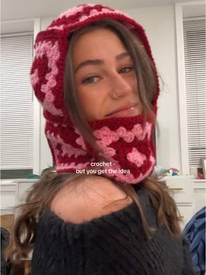 too many hobbies to count but this is def my favorite recently… - - - #crochet #crochettiktok #balaclava #hat #crochethat #hobby #fiberart #fiberartist 