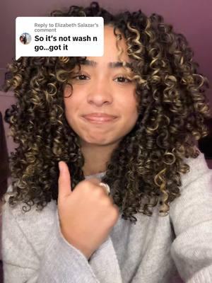 Replying to @Elizabeth Salazar justtt making sure we are on the same pagee #curlyhair #washandgo 