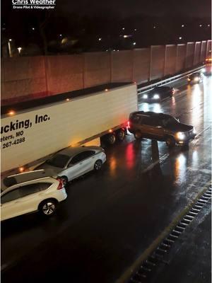 Massive Pile-Up on I-470 in Kansas City! Ice-Covered Roads Lead to Multi-Vehicle Crash #kansascity #i470 #crash #ice #mowx #missouri #winterstorm #icestorm #foryou 