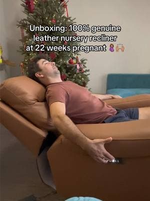 Im sorry this is my whole personality right now because im in bed rest 😂 @Chita Living Furniture  #nurserychair #22weekspregnant #recliner #pregnanttiktok #bedrest 