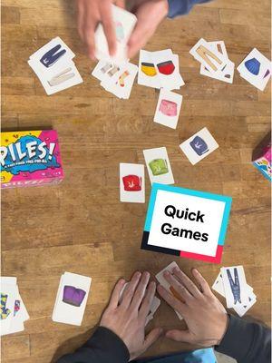 Think you’re faster? #pilesgame #cardgames #uno #GameNight #gamesoftiktok #boardgames 