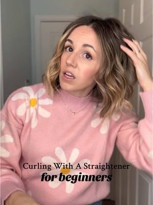 There are a few different reasons your flat iron could be sticking: 1. Your hair has product in it (it’s best to curl with a straightener when your hair is brushed out and clean) 2. Your sections are too bulky 3. Your hair is damaged (a lot of women have voiced that their straighteners stick towards the ends (this is where our hair is the oldest/most damaged) 4. The texture of your hair is causing it to stick, such as having very curly hair.  5. Your straightener is not made well for curling hair. I have used great straighteners for curling (my airflow being the easiest for gliding through my hair) and I have also used some straighteners that pulled and ripped out my hair. Sometimes the quality of the tool is a factor.  Start with trying these tips: 1. Only use heat protectant (no other products) prior to styling until you get the hang of it.  2. Brush out any tangles (it works best if you brush section by section) 3. Make sure the pieces you are curling are thin enough that the hot iron is going to be able to distribute heat evenly across the strand of hair. Bulky sections do not glide as well.  4. If it is still sticking, pull on the hair above the tool to create tension as you pull downward.  5. OR, you can let up on the clamp and continue curling until your entire hair strand is in the hot iron. Then, let up on the clamp and let the curl fall out. (This may not work on straighteners that are not rounded)  #flatironcurls #hairtutorial #curlinghair #hairhelp #creatorsearchinsights  @wavytalkofficial #airflowstyler #wavytalk2in1 #wavytalkairflowstyler #wavytalk #wavytalkhair 