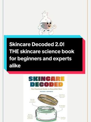 📚🙂 Never thought we'd write a book. Never thought we'd revise and expand the book either... #skincaretips #skincarecommunity #cosmeticchemist #beautyscience #skincarefacts #viralskincare #moisturizer #sunscreen #cleanser #eyecream #beautytips #goodreads 