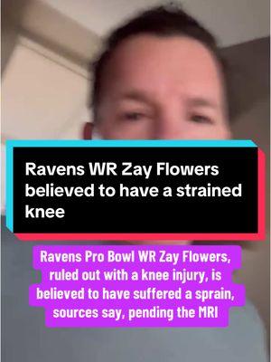 It’s not considered a major injury, though there is a real chance he misses next week. If #Baltimore takes care of business, he could be back. #zayflowers #zay #lamarjackson #lamar #ravens #KingHenry #derrickhenry 