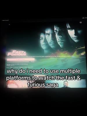 & i can even watch fast seven unless i buy on prime or upgrade my subscription on hulu 🙄  #fastandfurious #2fast2furious #tokyodrift #brianoconner #dominictoretto #paulwalker 